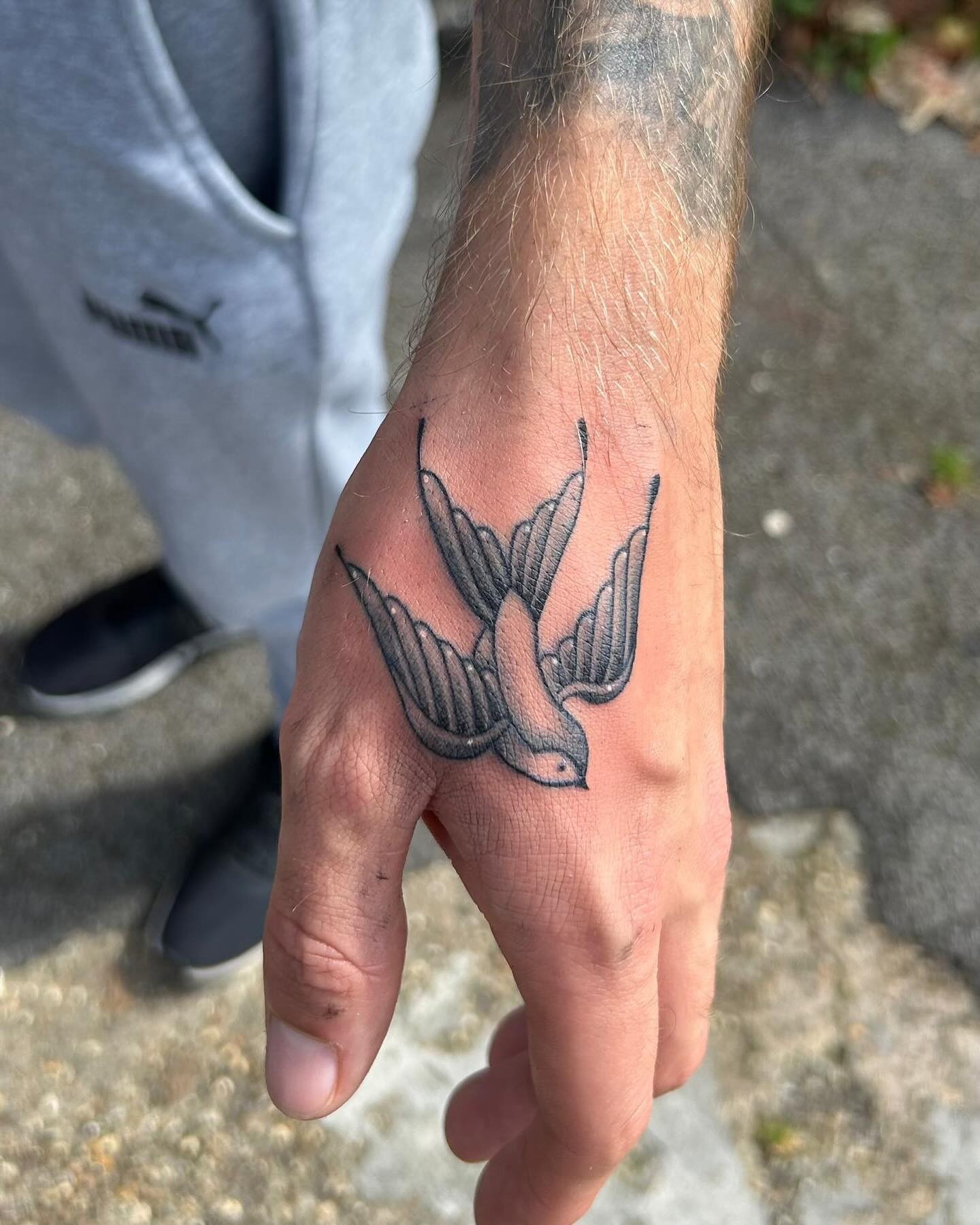 Trash polka tattoos